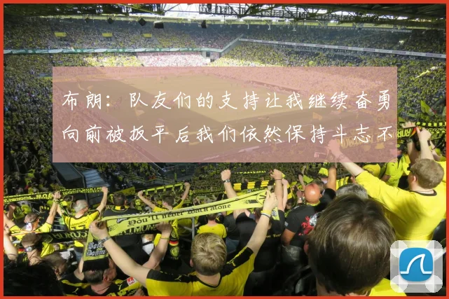 布朗：队友们的支持让我继续奋勇向前被扳平后我们依然保持斗志不言放弃